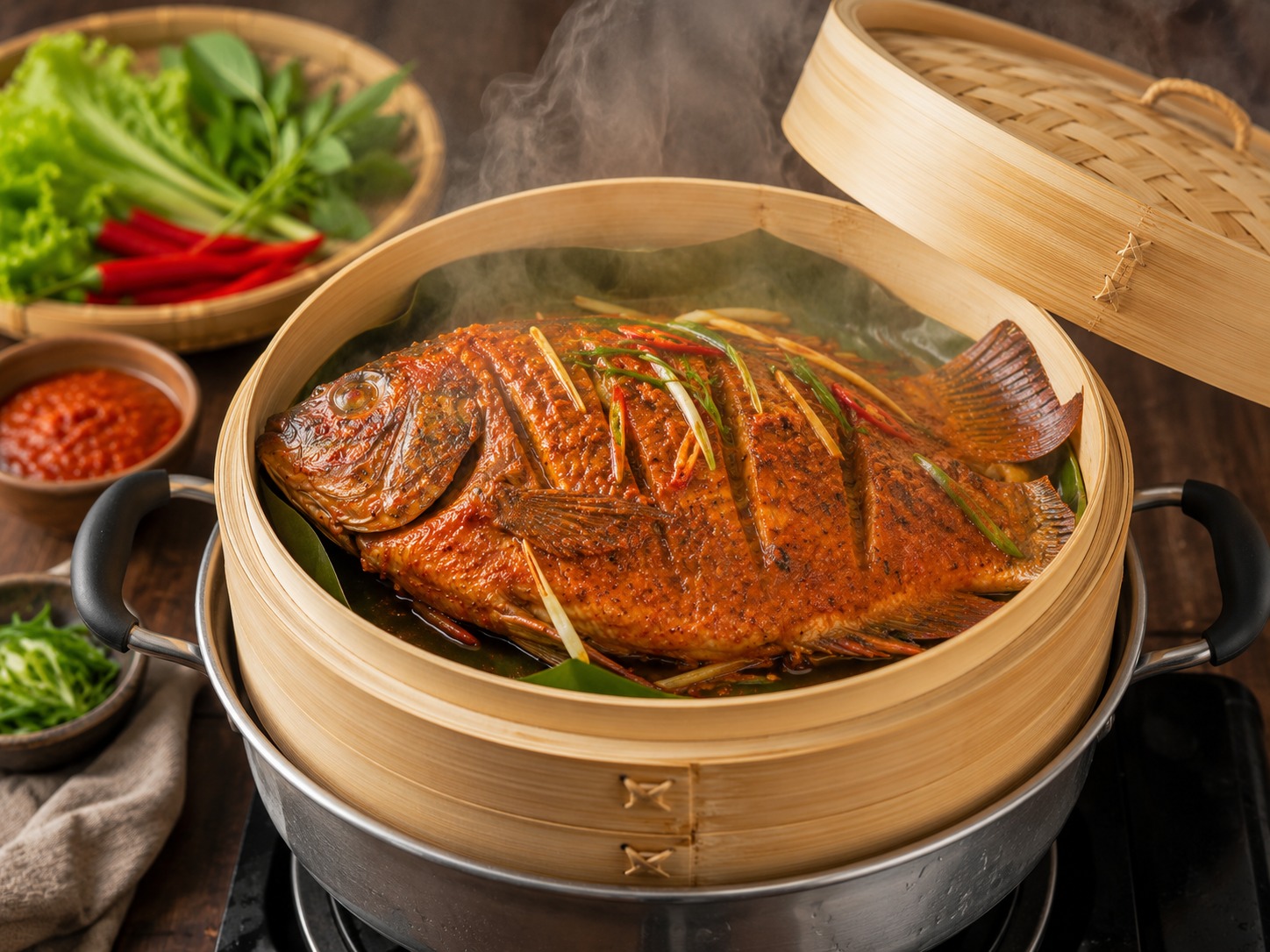 Metode memasak ikan dengan dikukus